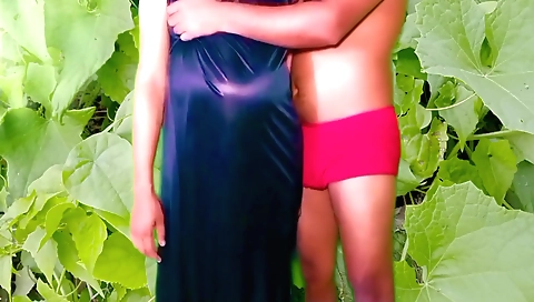 Indian porn video with aunty in a sexy lingerie dress