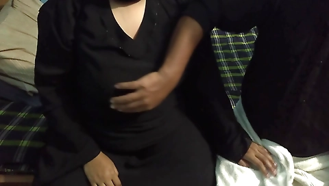 Indian brunette getting fucked in a horny webcam vid