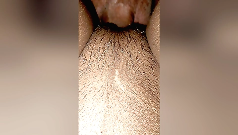 Hairy indian girl gets her cunt and pussy wet with sex
