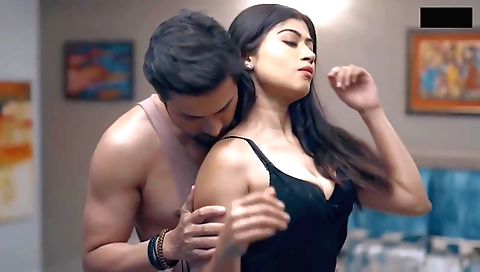 Indian chick wearing sexy lingerie is showing off her body