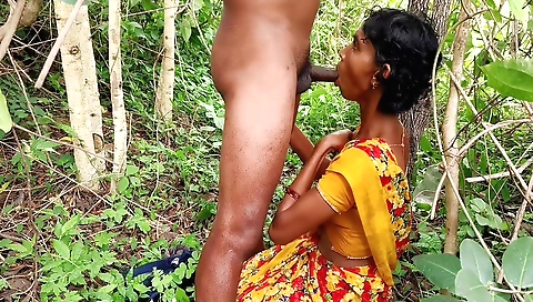 Indian girl gets fucked on the jungle path by her owner