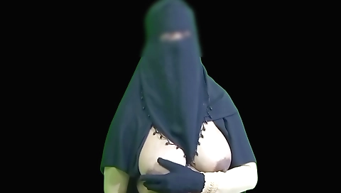 Indian housewife with big tits looks at her mirror