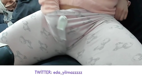 Sexy and horny lady shows her pussy in a sensual way