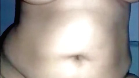 Wife with big tits fucks her pussy with a lot of cock
