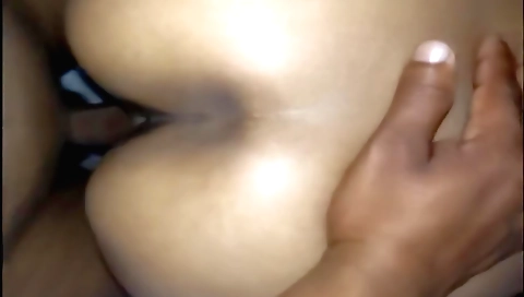 Indian woman with small tits gets fucked in her asshole